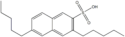  3,6-Dipentyl-2-naphthalenesulfonic acid