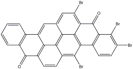 7,9,10,13-Tetrabromo-8,16-pyranthrenedione Structure