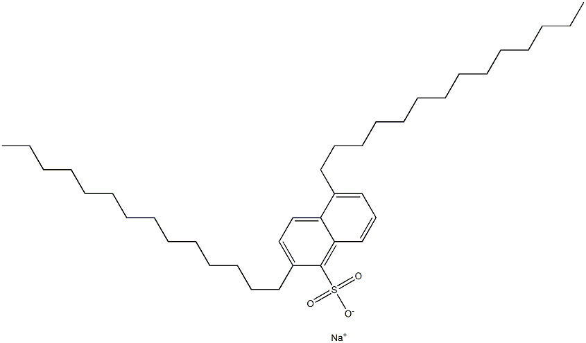 2,5-Ditetradecyl-1-naphthalenesulfonic acid sodium salt