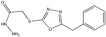 2-[(5-Benzyl-1,3,4-oxadiazol-2-yl)thio]acetohydrazide Structure