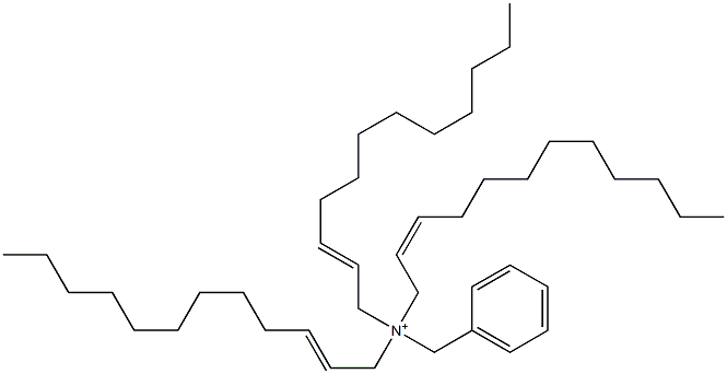 Tri(2-dodecenyl)benzylaminium