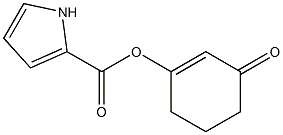 1H-Pyrrole-2-carboxylic acid 3-oxocyclohexa-1-enyl ester,,结构式