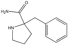 2-Benzylpyrrolidine-2-carboxamide Structure