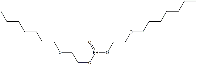 Phosphonic acid bis(2-heptyloxyethyl) ester Structure