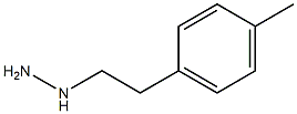 1-(p-メチルフェネチル)ヒドラジン 化学構造式