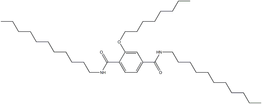 2-(Octyloxy)-N,N'-diundecylterephthalamide,,结构式