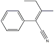 2-Phenyl-3-methyl-2-pentenenitrile,,结构式