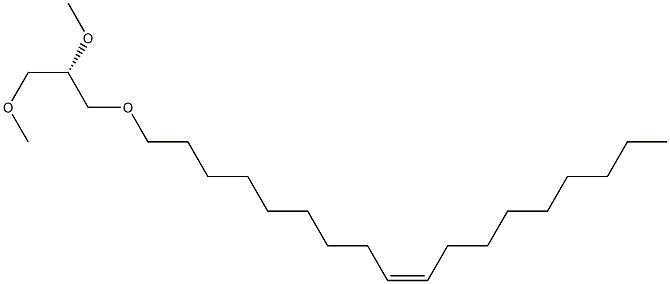 (2S)-1,2-Dimethoxy-3-[[(9Z)-9-octadecenyl]oxy]propane Structure