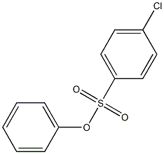 4-Chlorobenzenesulfonic acid phenyl ester Structure