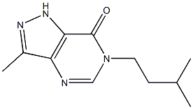 6-Isopentyl-3-methyl-1H-pyrazolo[4,3-d]pyrimidin-7(6H)-one Structure