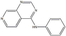 N-フェニルピリド[3,4-d]ピリミジン-4-アミン 化学構造式