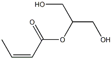 Glycerin 2-isocrotonate Structure