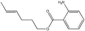 Anthanilic acid 4-hexenyl ester Structure