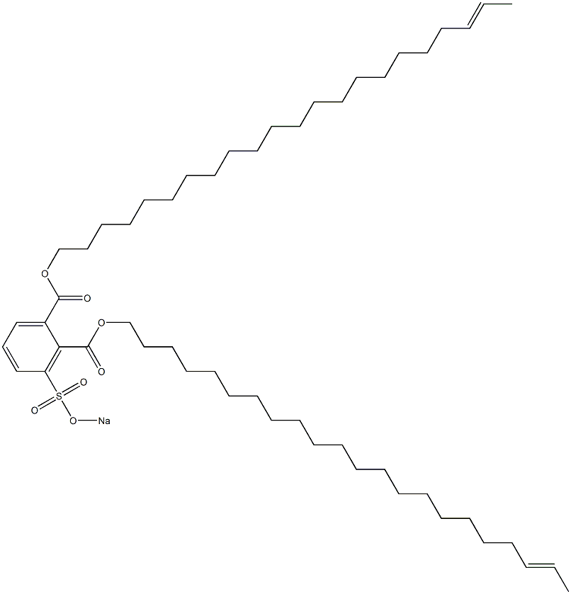 3-(Sodiosulfo)phthalic acid di(20-docosenyl) ester Structure