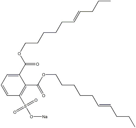 3-(Sodiosulfo)phthalic acid di(6-decenyl) ester