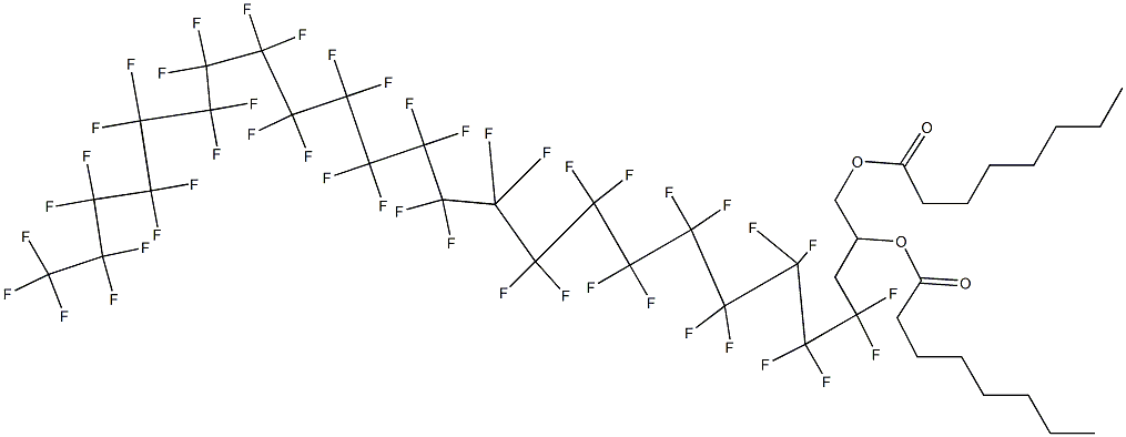 Dioctanoic acid 4,4,5,5,6,6,7,7,8,8,9,9,10,10,11,11,12,12,13,13,14,14,15,15,16,16,17,17,18,18,19,19,20,20,21,21,22,22,23,23,24,24,25,25,25-pentatetracontafluoro-1,2-pentacosanediyl ester|