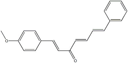 1-(4-Methoxyphenyl)-7-phenyl-1,4,6-heptatrien-3-one Structure