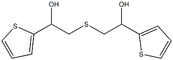 2-(2-HYDROXY-2-THIOPHEN-2-YL-ETHYLSULFANYL)-1-THIOPHEN-2-YL-ETHANOL 结构式