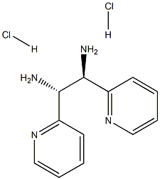 (R,R)-1,2-Di(2-pyridyl)-1,2-ethanediamine dihydrochloride, 95%, ee 99% Structure