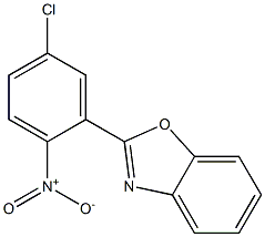 2-(5-CHLORO-2-NITRO-PHENYL)-BENZOOXAZOLE Struktur