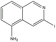 5-Amino-3-iodoisoquinoline 结构式