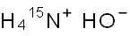 Ammonium-15N hydroxide solution ~3N in H2O, 98 atom % 15N Structure