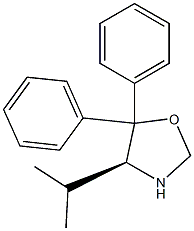 4-(S)-Isopropyl-5,5-diphenyloxazolidine Structure