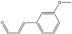 3-甲氧基肉桂醛,,结构式