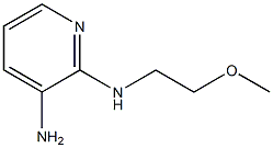 N2-(2-Methoxyethyl)-2,3-pyridinediamine,,结构式