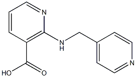 2-[(4-Pyridinylmethyl)amino]nicotinic acid Struktur