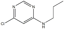 6-Chloro-N-propyl-4-pyrimidinamine Struktur