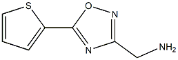 C-(5-Thiophen-2-yl-[1,2,4]oxadiazol-3-yl)-methylamine Structure