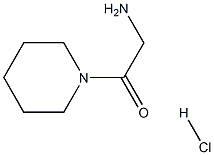 2-Amino-1-(1-piperidinyl)-1-ethanone hydrochloride Struktur