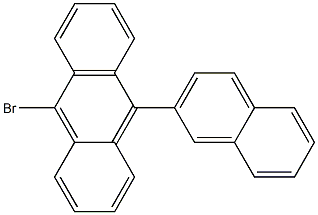 10-(2-萘)-9-溴蒽, , 结构式