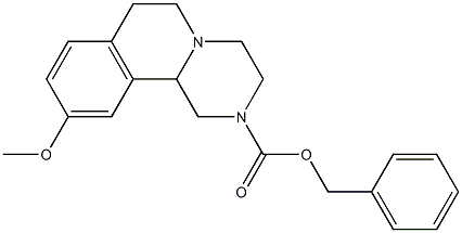 benzyl 10-methoxy-3,4,6,7-tetrahydro-1H-pyrazino[2,1-a]isoquinoline-2(11bH)-carboxylate Structure