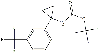 tert-butyl (1-(3-(trifluoromethyl)phenyl)cyclopropyl)carbamate|
