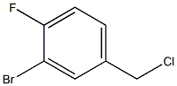 3-Bromo-4-fluorobenzyl chloride,,结构式