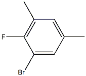 1-Bromo-3,5-dimethyl-2-fluorobenzene Struktur