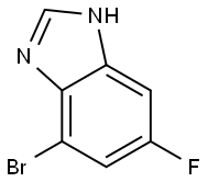 4-Bromo-6-fluorobenzimidazole Structure