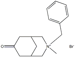 3-Benzyl-3-methyl-7-oxo-3-azonia-bicyclo[3.3.1]nonane Bromide