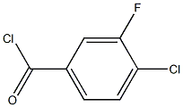 4-chloro-3-fluorobenzoyl chloride Struktur