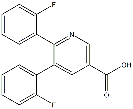  5,6-Bis(2-fluorophenyl)nicotinic acid