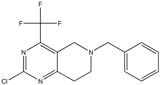 6-Benzyl-2-chloro-4-(trifluoromethyl)-5,6,7,8-tetrahydropyrido[4,3-d]pyrimidine