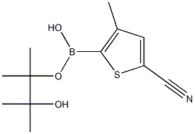 5-Cyano-3-Methylthiophene-2-boronic acid pinacol ester Structure