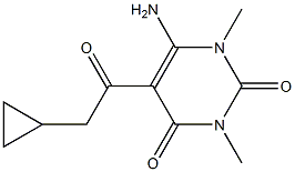 6-Amino-1,3-dimethyl-5-(2-cyclopropylacetyl)-2,4(1H,3H)-pyrimidinedione