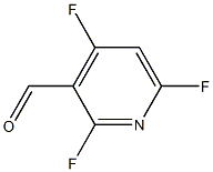 2,4,6-Triifluoropyridine-3-carboxaldehyde 结构式