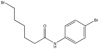6-Bromohexanoic acid N-(4-bromophenyl)amide,,结构式