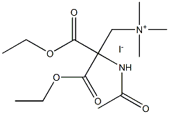 2-Acetylamino-3-ethoxy-2-(ethoxycarbonyl)-N,N,N-trimethyl-3-oxo-1-propanaminium Iodide