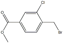 3-氯-溴甲基苯甲酸甲酯 结构式