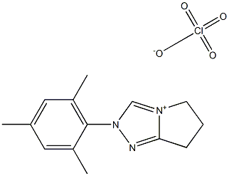 2-(2,4,6-Trimethyl-phenyl)-2,5,6,7-tetrahydro-pyrrolo[2,1-c][1,2,4]triazol-4-ylium perchlorate